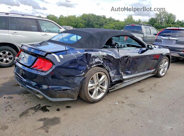 1FATP8UH9M5135631 2021 FORD MUSTANG Черный Задняя правая четверть