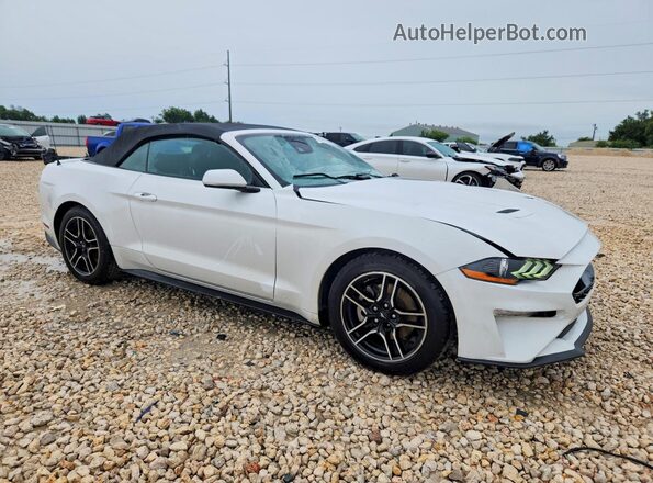 1FATP8UH9N5102033 2022 FORD MUSTANG White Przód prawy