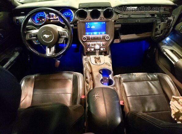 1FATP8UH9N5102971 2022 FORD MUSTANG Gray Widok deski rozdzielczej