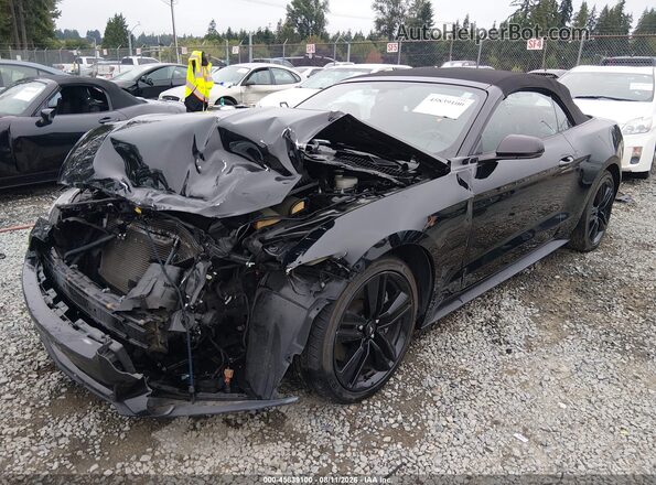 1FATP8UHXG5221695 2016 FORD MUSTANG Black Przód lewy