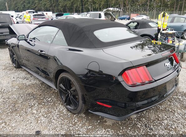1FATP8UHXG5221695 2016 FORD MUSTANG Black Tył lewy