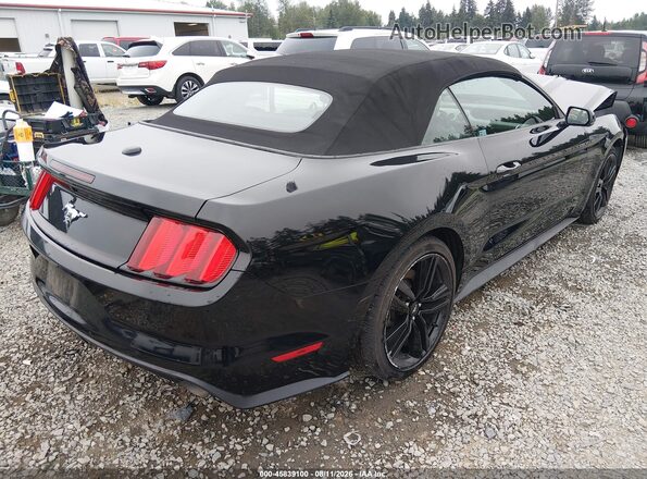 1FATP8UHXG5221695 2016 FORD MUSTANG Black Tył prawy