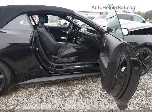 1FATP8UHXG5221695 2016 FORD MUSTANG Black Widok wnętrza z przodu