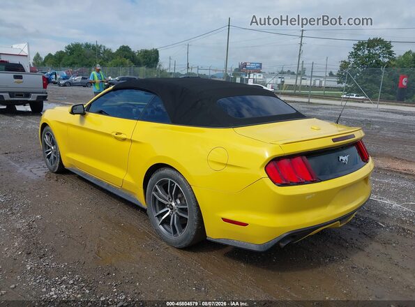1FATP8UHXH5278982 2017 FORD MUSTANG Yellow Trasero izquierdo