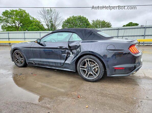 1FATP8UHXJ5111236 2018 FORD MUSTANG Black უკანა მარცხენა