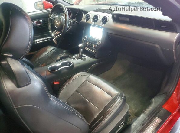 1FATP8UHXK5109603 2019 FORD MUSTANG Red Առջևի վահանակի տեսք