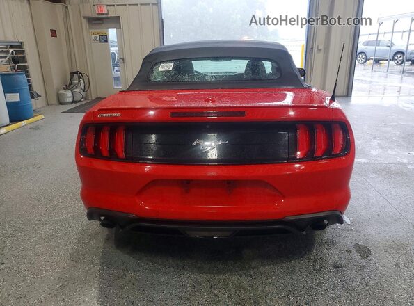 1FATP8UHXK5109603 2019 FORD MUSTANG Red Հետևի տեսք