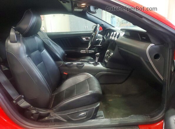 1FATP8UHXK5109603 2019 FORD MUSTANG Red Սալոնի դիմացի տեսք