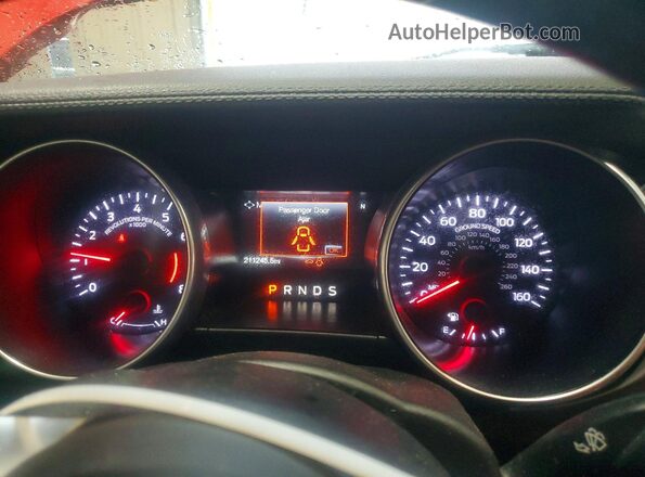 1FATP8UHXK5109603 2019 FORD MUSTANG Red Սարքավորումների վահանակի տեսք