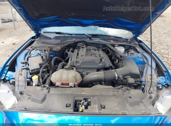1FATP8UHXK5192210 2019 FORD MUSTANG Blue Հետևի տեսք