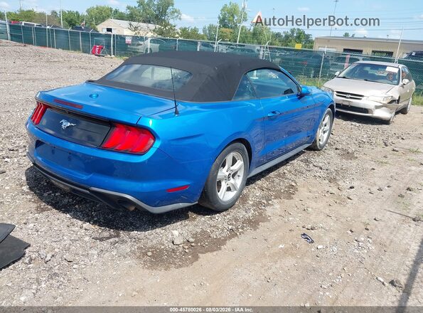 1FATP8UHXK5192210 2019 FORD MUSTANG Blue Հետևի աջ