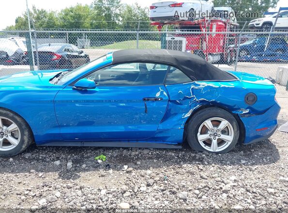 1FATP8UHXK5192210 2019 FORD MUSTANG Blue Սալոնի 360 աստիճան տեսք