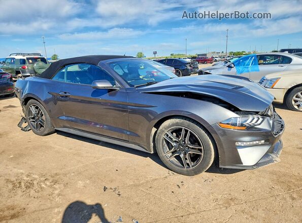 1FATP8UHXL5135748 2020 FORD MUSTANG Gray წინა მარჯვენა