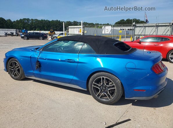 1FATP8UHXM5101004 2021 FORD MUSTANG Синий Задняя левая четверть