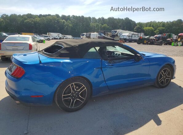 1FATP8UHXM5101004 2021 FORD MUSTANG Синий Задняя правая четверть