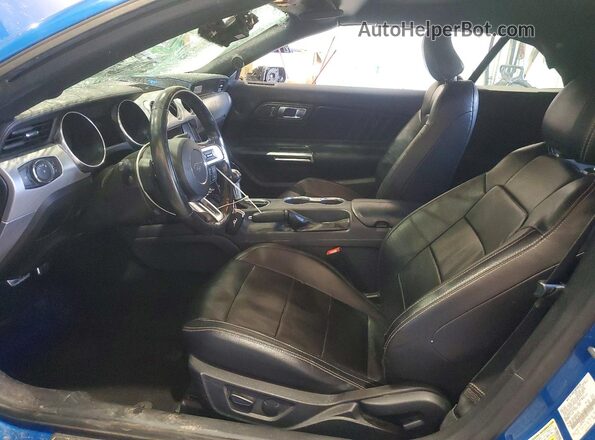 1FATP8UHXM5101004 2021 FORD MUSTANG Синий Вид салона спереди