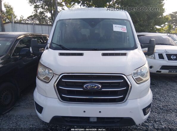 1FBAX2C80LKA34028 2020 FORD TRANSIT-350 White Widok wnętrza z tyłu