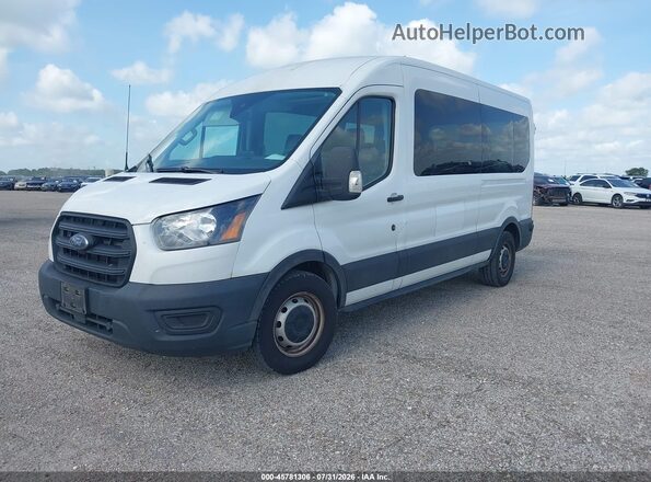1FBAX2C83LKB08834 2020 FORD TRANSIT-350 White წინა მარცხენა ხედი სამი მეოთხედიდან