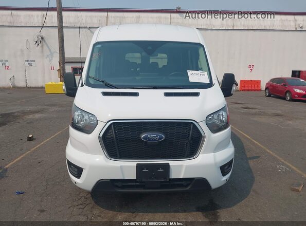 1FBAX2C84RKA43064 2024 FORD TRANSIT-350 White Instrument cluster view