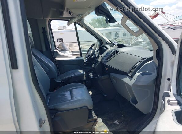 1FBAX2CG0JKB35493 2018 FORD TRANSIT-350 White წინა სალონის ხედი