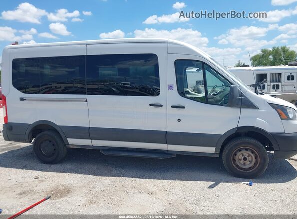 1FBAX2CG0JKB35493 2018 FORD TRANSIT-350 White უკანა სალონის ხედი