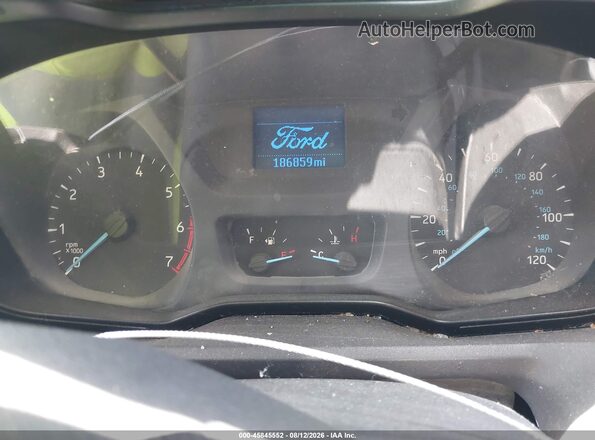 1FBAX2CG0JKB35493 2018 FORD TRANSIT-350 White უკანა სავარძლების ხედი