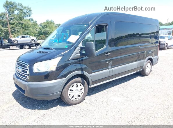 1FBAX2CG1GKA56763 2016 FORD TRANSIT-350 Black წინა მარცხენა ხედი სამი მეოთხედიდან