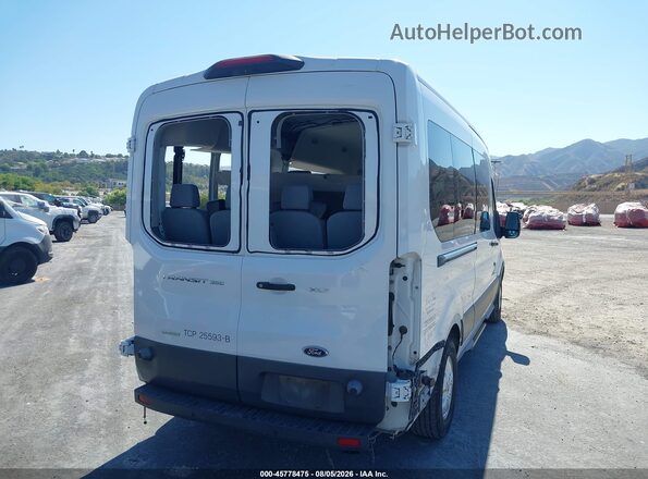1FBAX2CG8JKB04265 2018 FORD TRANSIT-350 White Tył prawy