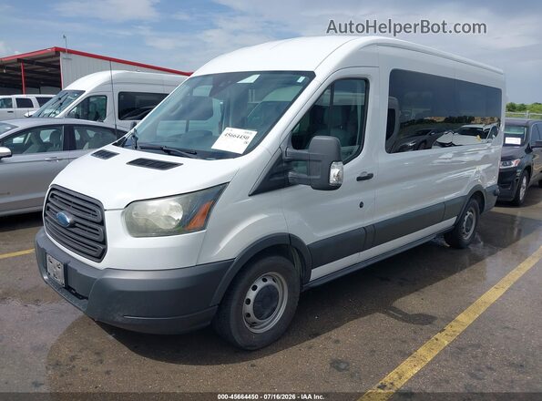 1FBAX2CM0GKB25772 2016 FORD TRANSIT-350 Белый Передняя левая четверть