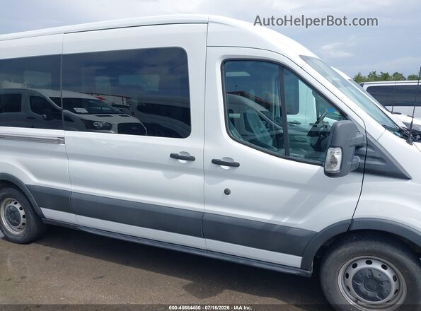 1FBAX2CM0GKB25772 2016 FORD TRANSIT-350 Белый Вид задней части салона