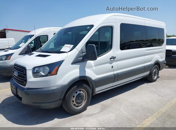 1FBAX2CM1JKB18823 2018 FORD TRANSIT-350 White Vista tres cuartos delantera izquierda