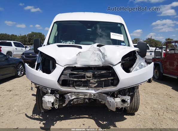 1FBAX2CM1KKA00739 2019 FORD TRANSIT-350 White Widok wnętrza z tyłu