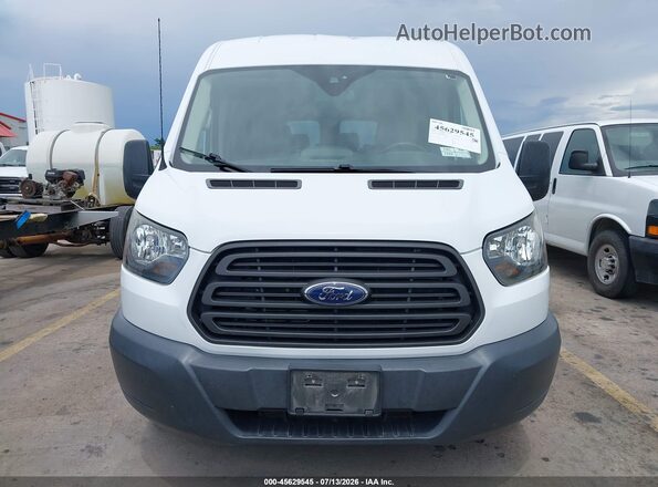 1FBAX2CM2JKB18829 2018 FORD TRANSIT-350 White Instrument cluster view