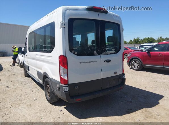 1FBAX2CM2KKB06150 2019 FORD TRANSIT-350 White Trasero izquierdo