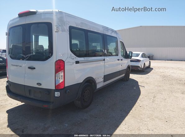 1FBAX2CM2KKB06150 2019 FORD TRANSIT-350 White Trasero derecho