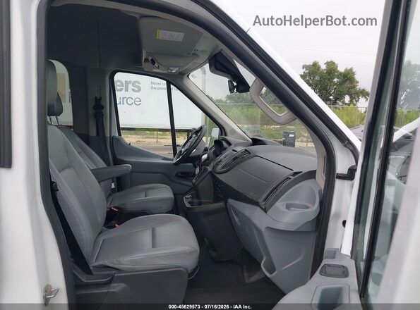1FBAX2CM3JKB18824 2018 FORD TRANSIT-350 White Widok wnętrza z przodu