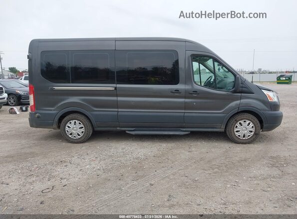 1FBAX2CM7HKB15029 2017 FORD TRANSIT-350 Gray Vista interior trasera