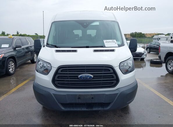 1FBAX2CM8JKB18821 2018 FORD TRANSIT-350 White ხელსაწყოთა პანელის ხედი