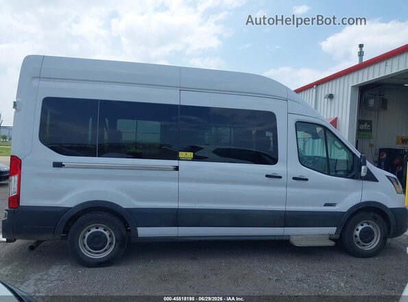 1FBAX2X80PKA75355 2023 FORD TRANSIT-350 White Widok wnętrza z tyłu