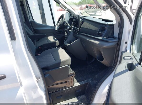 1FBAX2X83PKB33801 2023 FORD TRANSIT-350 White Widok wnętrza z przodu