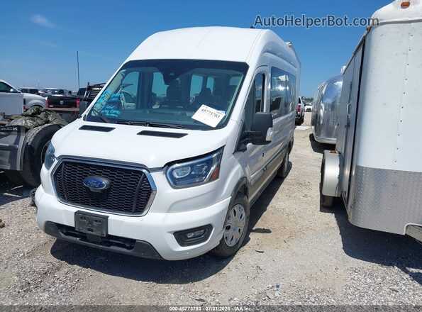 1FBAX2X83PKB33801 2023 FORD TRANSIT-350 White Przód lewy