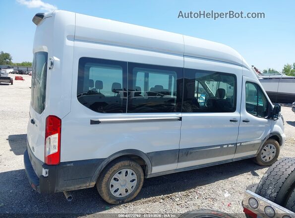 1FBAX2X83PKB33801 2023 FORD TRANSIT-350 White Widok wnętrza z tyłu