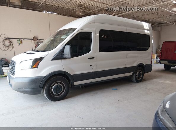 1FBAX2XM5JKA99798 2018 FORD TRANSIT-350 White Przód lewy