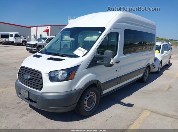1FBAX2XM7HKB26672 2017 FORD TRANSIT-350 White Vista tres cuartos delantera izquierda