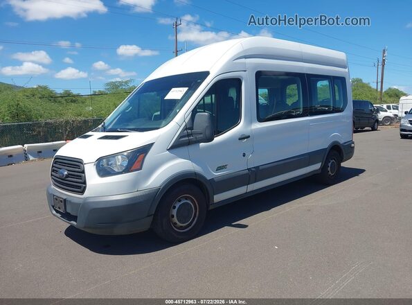 1FBAX2XV7JKB51909 2018 FORD TRANSIT-350 Белый Передняя левая четверть