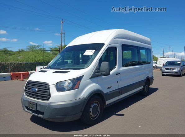 1FBAX2XV7JKB51909 2018 FORD TRANSIT-350 Белый Вид спереди