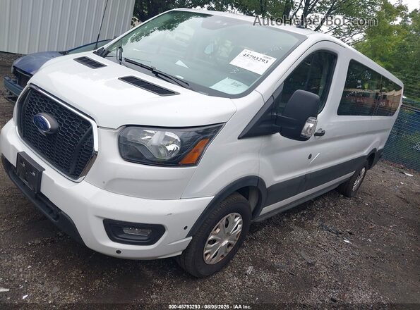 1FBAX2Y80RKA85269 2024 FORD TRANSIT-350 White Առջևի ձախ երեք քառորդ տեսարան