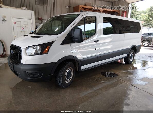 1FBAX2Y81MKA90280 2021 FORD TRANSIT-350 White Передня ліва чверть