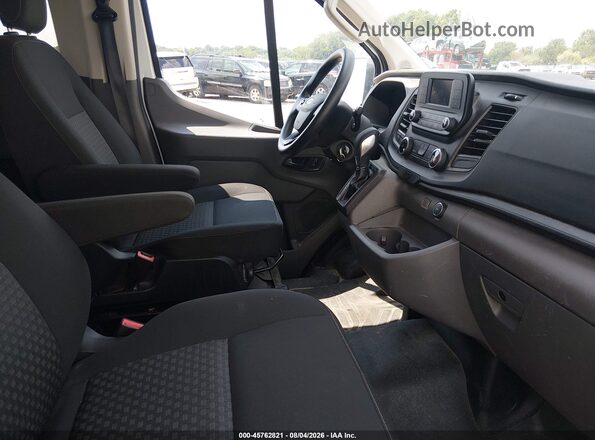 1FBAX2Y81MKA90327 2021 FORD TRANSIT-350 White Widok wnętrza z przodu
