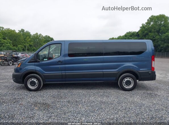 1FBAX2Y81RKA56556 2024 FORD TRANSIT-350 Blue სალონის 360-გრადუსიანი ხედი